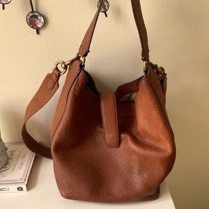 JCREW Leather Signet Hobo Bag
